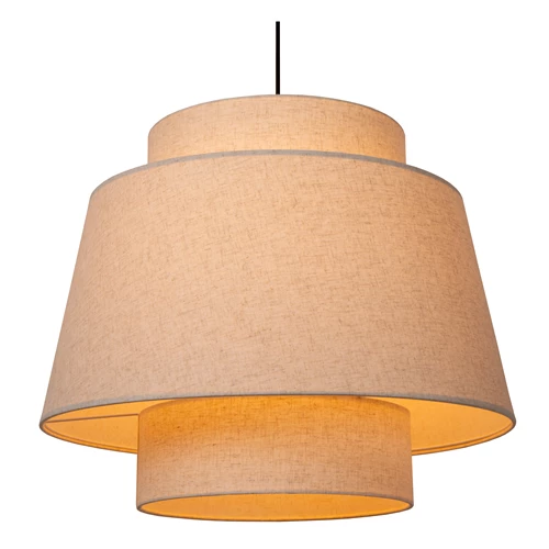 Lucide TRIBUTE - Suspension - Ø 60 cm - 1xE27 - Crème - détail 1